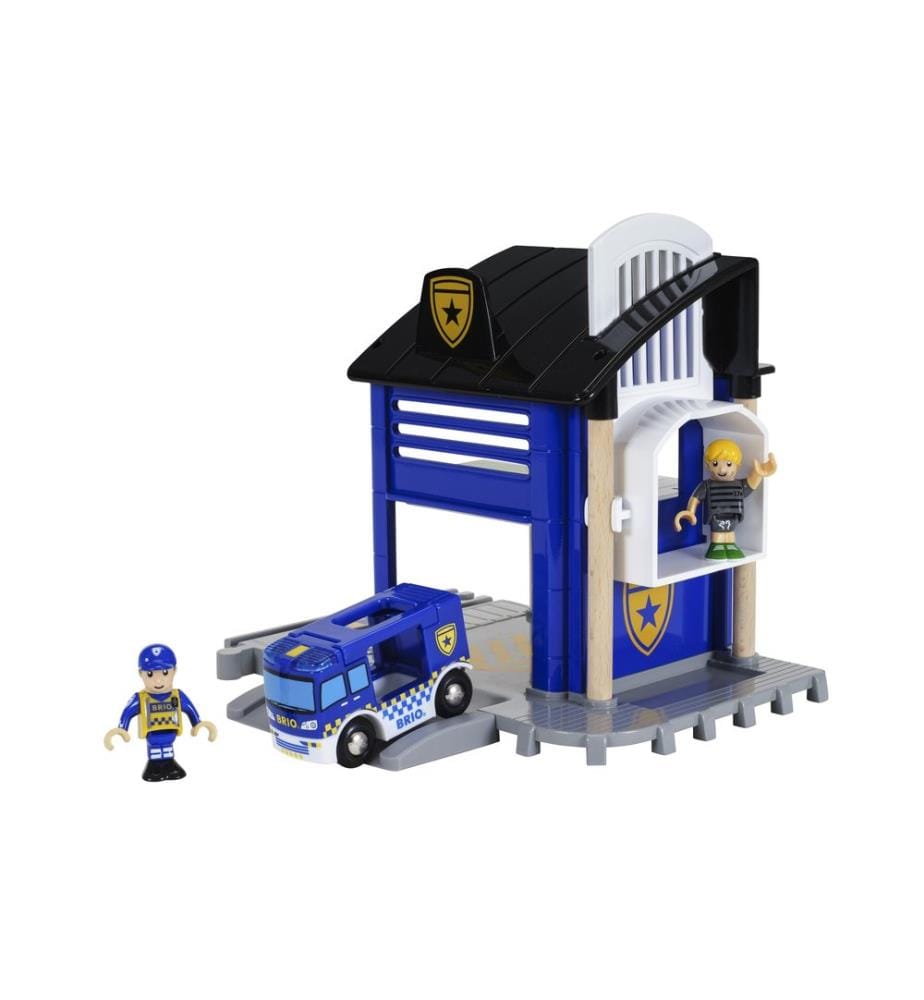 BRIO BRIO World Polizeistation mit Einsatzfahrzeug