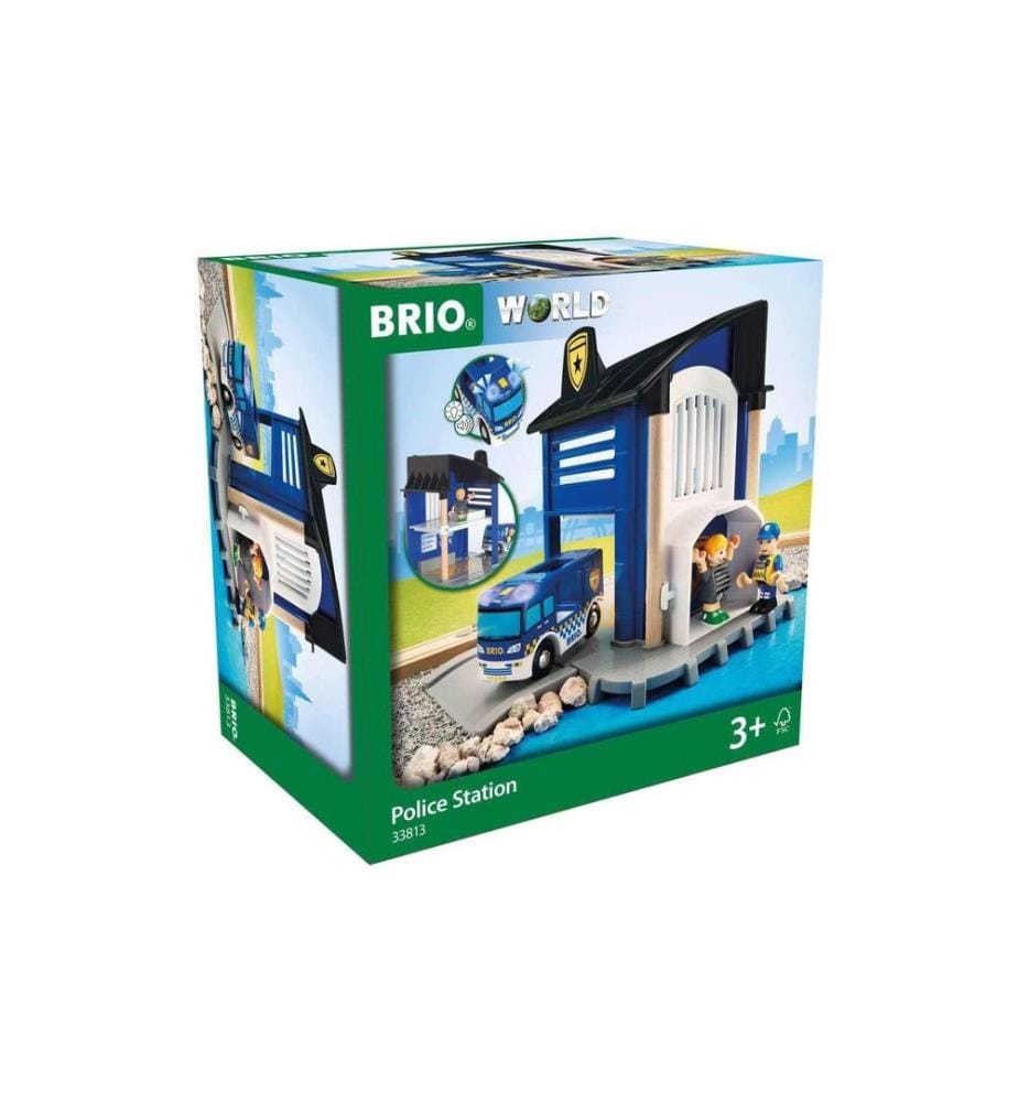 BRIO BRIO World Polizeistation mit Einsatzfahrzeug