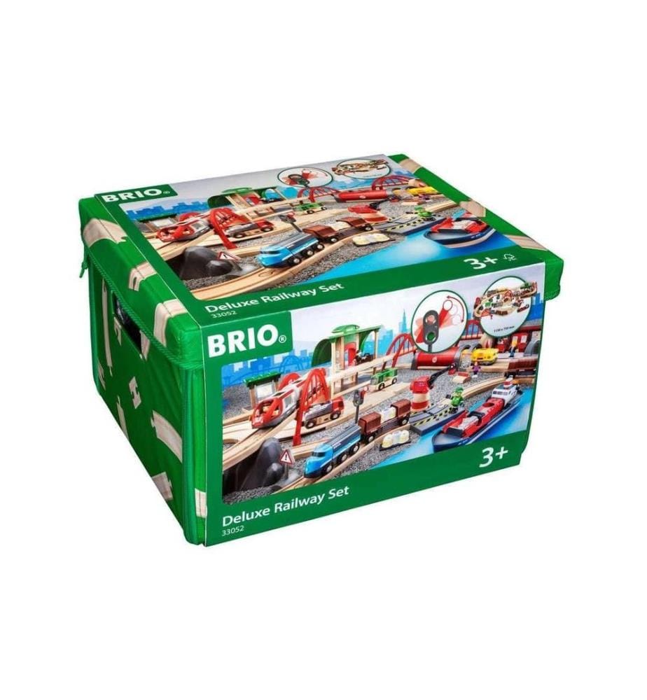 BRIO Strassen & Schienen Bahn Set Deluxe