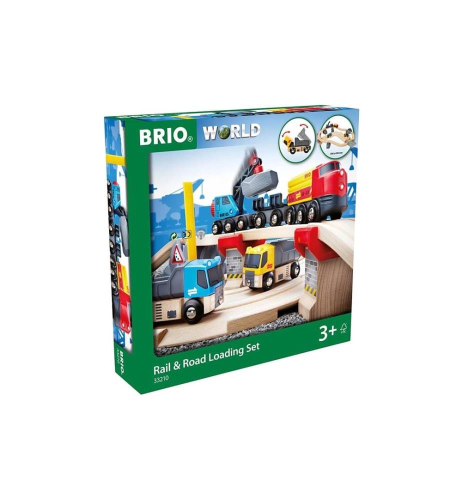 BRIO Strassen & Schienen Steinverlade Set