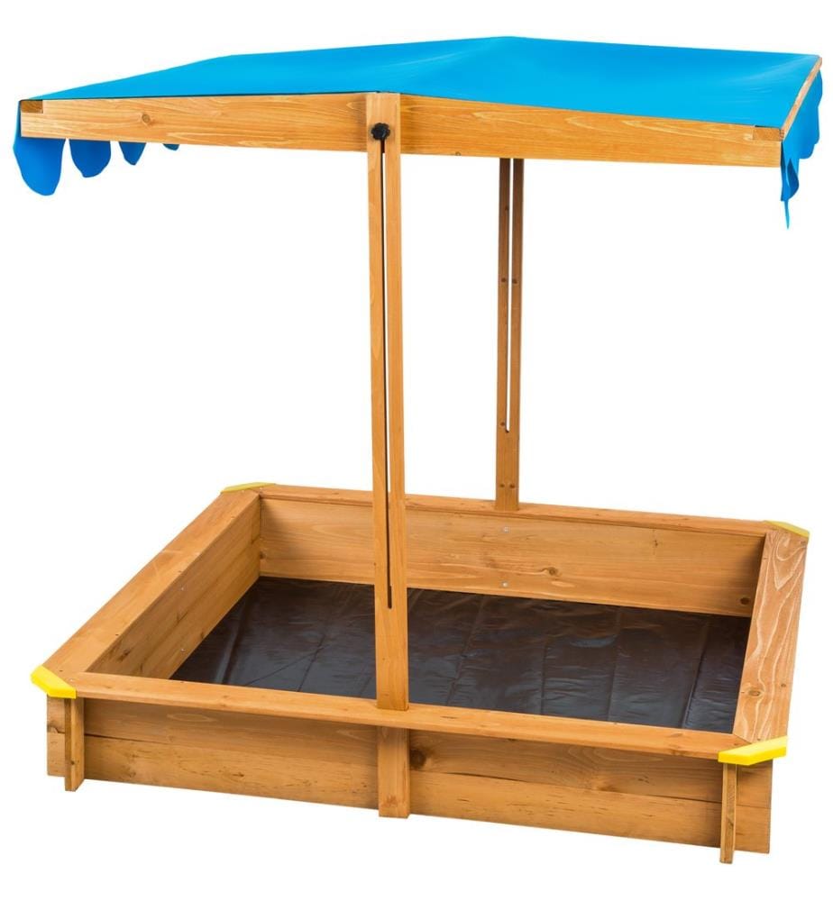 Sabbionaia Emilia con tetto regolabile 120 x 120 x 120 cm - blu