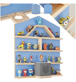 Scaffale da parete Mylittle Story per fino a 50 Tonies - blu