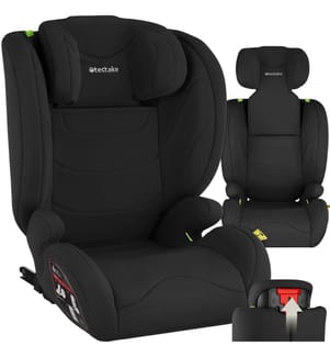 Seggiolino auto Levi, omologazione i-Size, con ISOFIX - nero