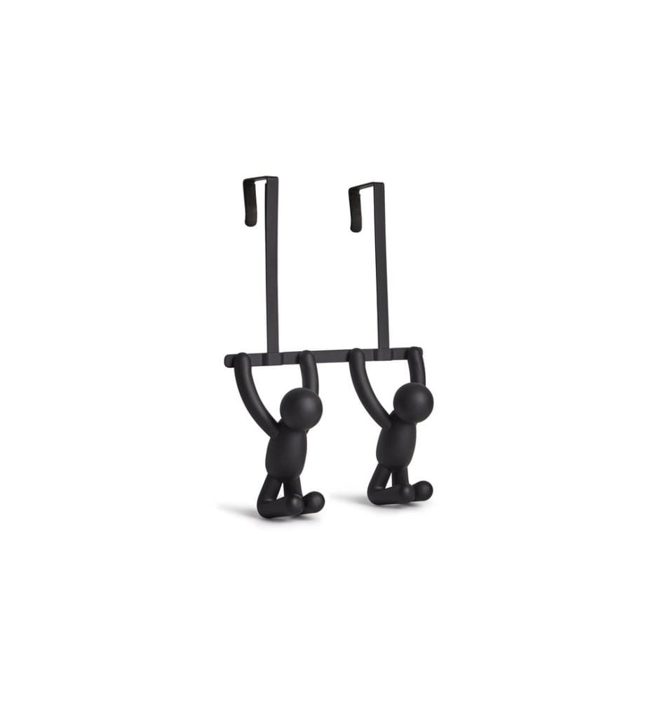 UMBRA - Accroche-porte Buddy 2 crochets, noir