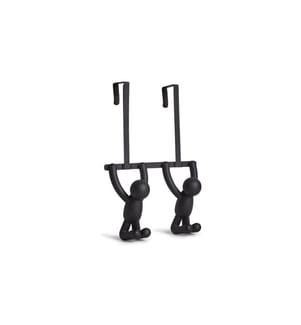 UMBRA - Accroche-porte Buddy 2 crochets, noir