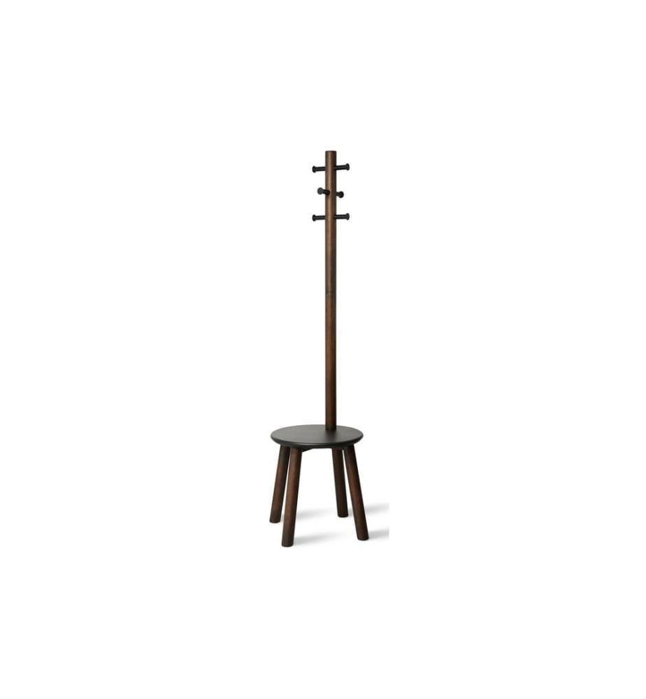 UMBRA - Porte-manteau Pillar avec tabouret, 165 cm