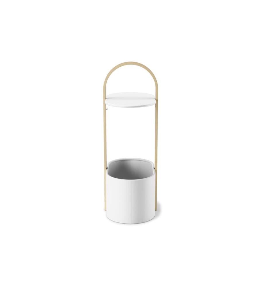 UMBRA - Table d'appoint Bellwood avec zone de stockage et passage de câbles