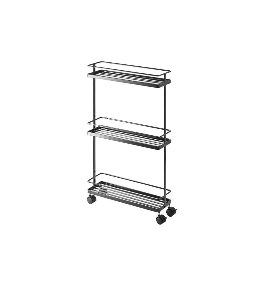 YAMAZAKI - Servierwagen Tower Metall, Schwarz