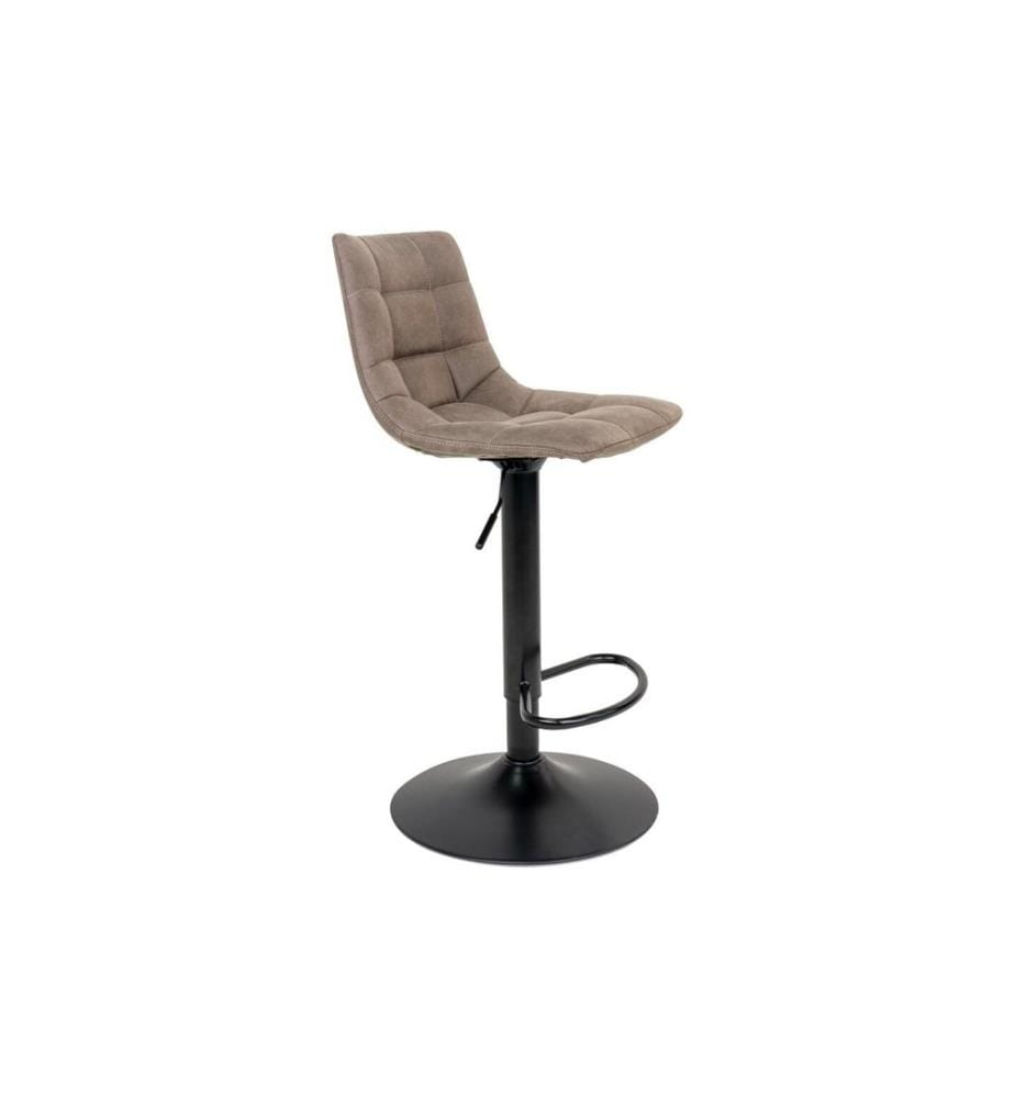 House Nordic - Barhocker Middelfart 2 Stück, 86 x 55 cm, Aschbraun/Schwarz