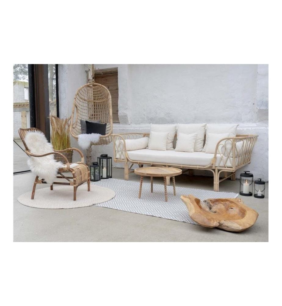 House Nordic - Table basse Jammu 60 x 35 cm, Nature