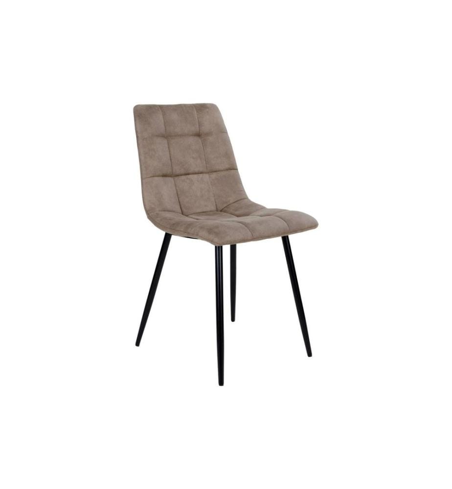 House Nordic - Chaise Middelfart 2 pièces, 86 x 55 cm, Brun clair/Noir