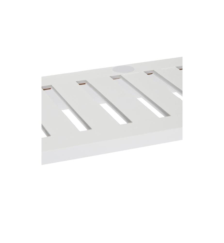 RELAXDAYS - Wandgarderobe mit Ablage 6 Haken, Weiss