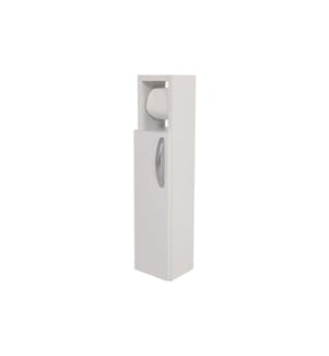 Woody Fashion - Étagère de salle de bain Star 15 x 65 x 12 cm, Blanc