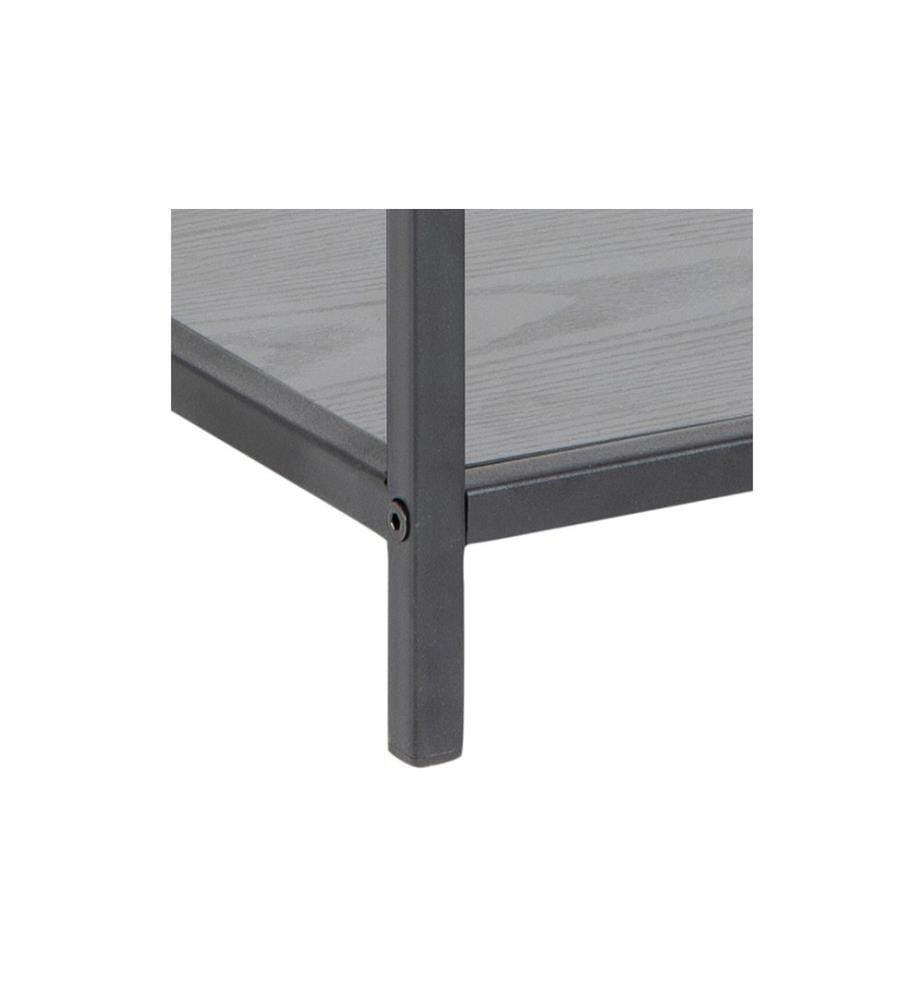 AC Design - Table de nuit Seaford 42 x 35 x 63 cm, Noir