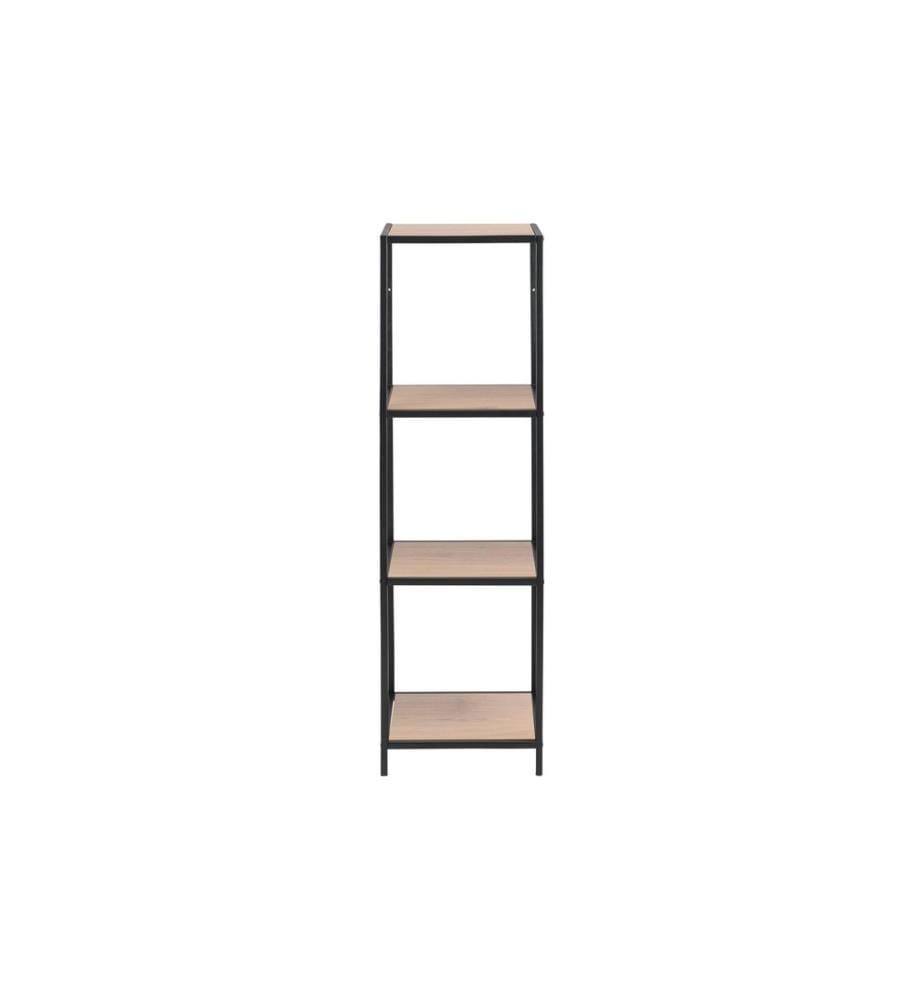 AC Design - Regal Seaford 35 x 37 x 119,5 cm, Nature/Schwarz