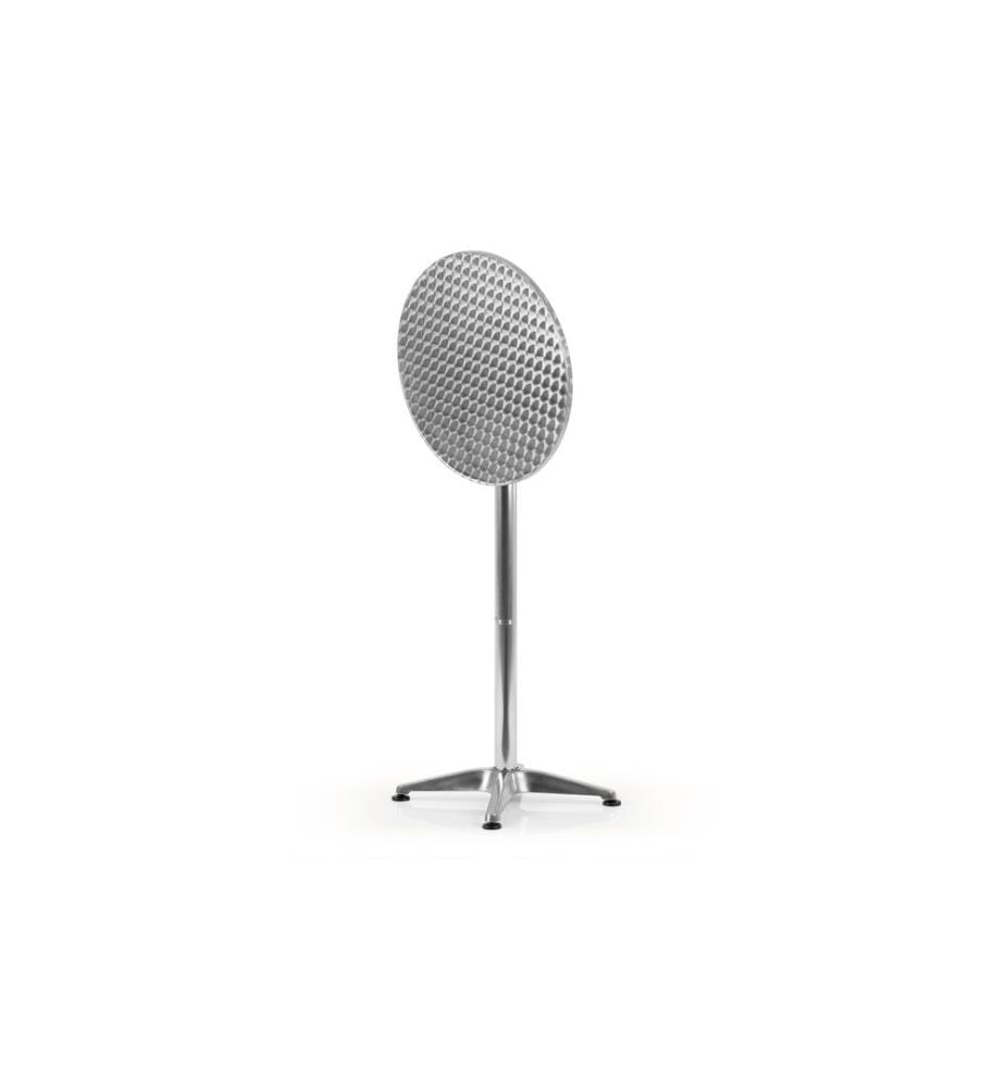 EASYMAXX - Bartisch klappbar, 115 x 60 cm, Silber