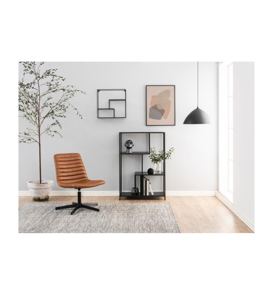 AC Design - Regal Seaford 77 x 35 x 114 cm, Schwarz