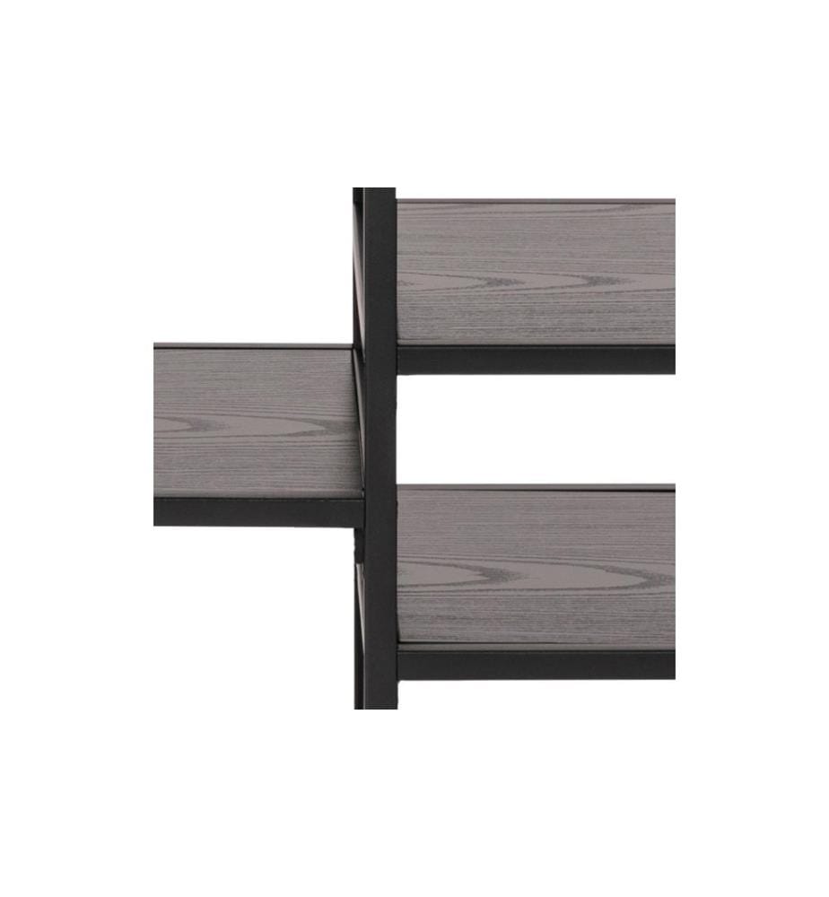 AC Design - Meuble TV Seaford 120 x 33 x 46 cm, Noir