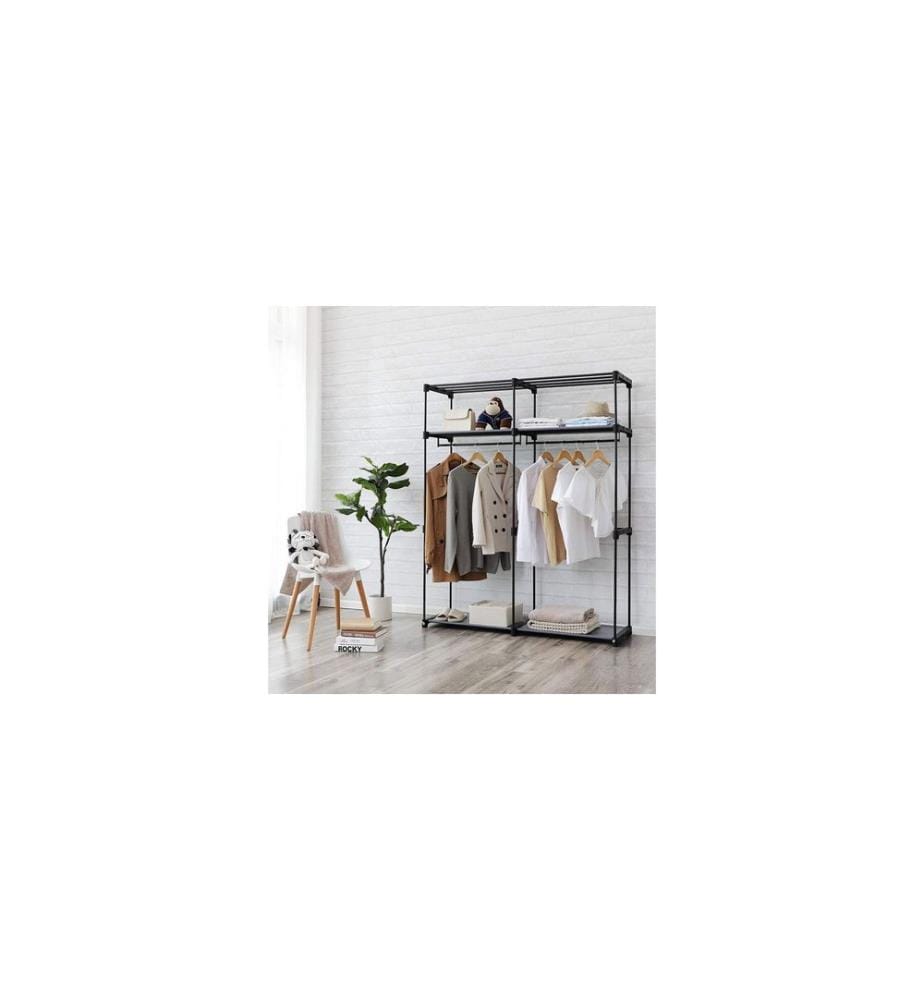 Songmics - Regal Grau, 43 cm (B) x 174 cm (H) x 140 cm