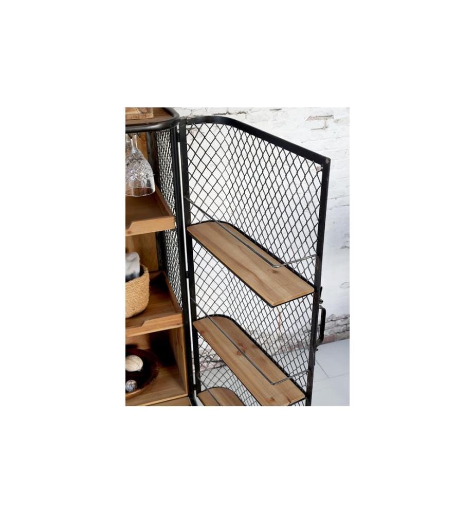 CHIC ANTIQUE - Bartrolley 49.5 cm x 116.5 cm, Nature/Schwarz