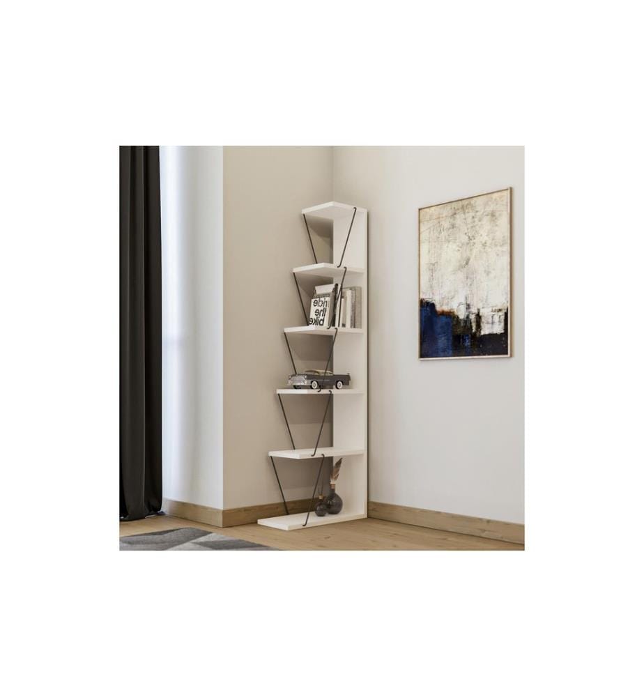 Woody Fashion - Regal Tlos 50 x 150 x 22 cm, Weiss