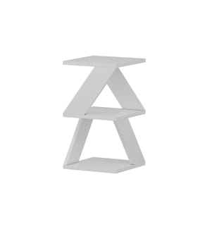 Woody Fashion - Table d'appoint Albeni 30 x 50 x 30 cm, Blanc