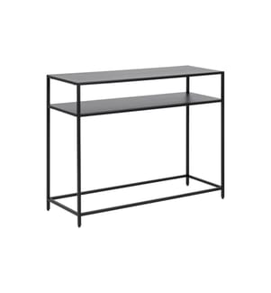 AC Design - Table console Newcastle 100 x 35 x 79 cm, Noir