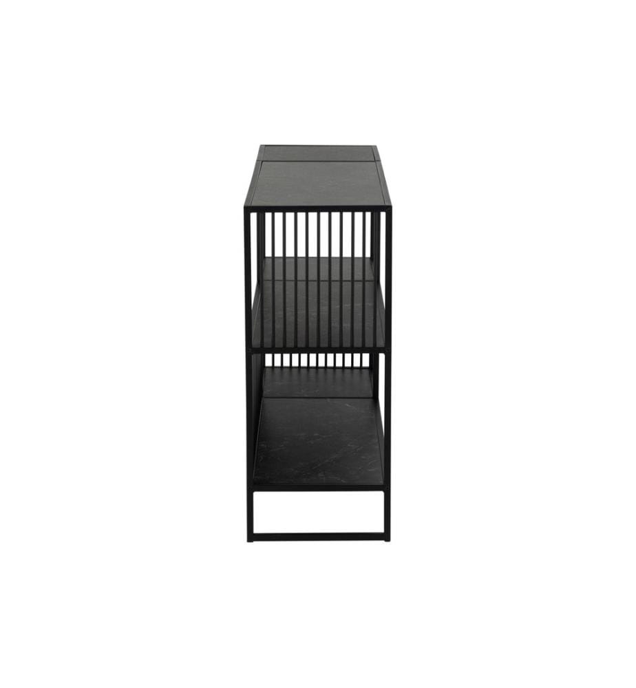 AC Design - Regal Strington 120 x 35 x 83 cm, Schwarz
