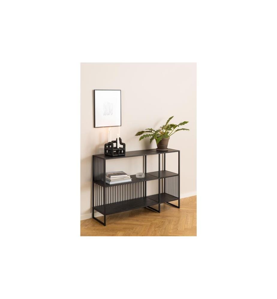 AC Design - Regal Strington 120 x 35 x 83 cm, Schwarz