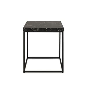 AC Design - Table d'appoint Barossa 40 x 40 x 45 cm, Noir