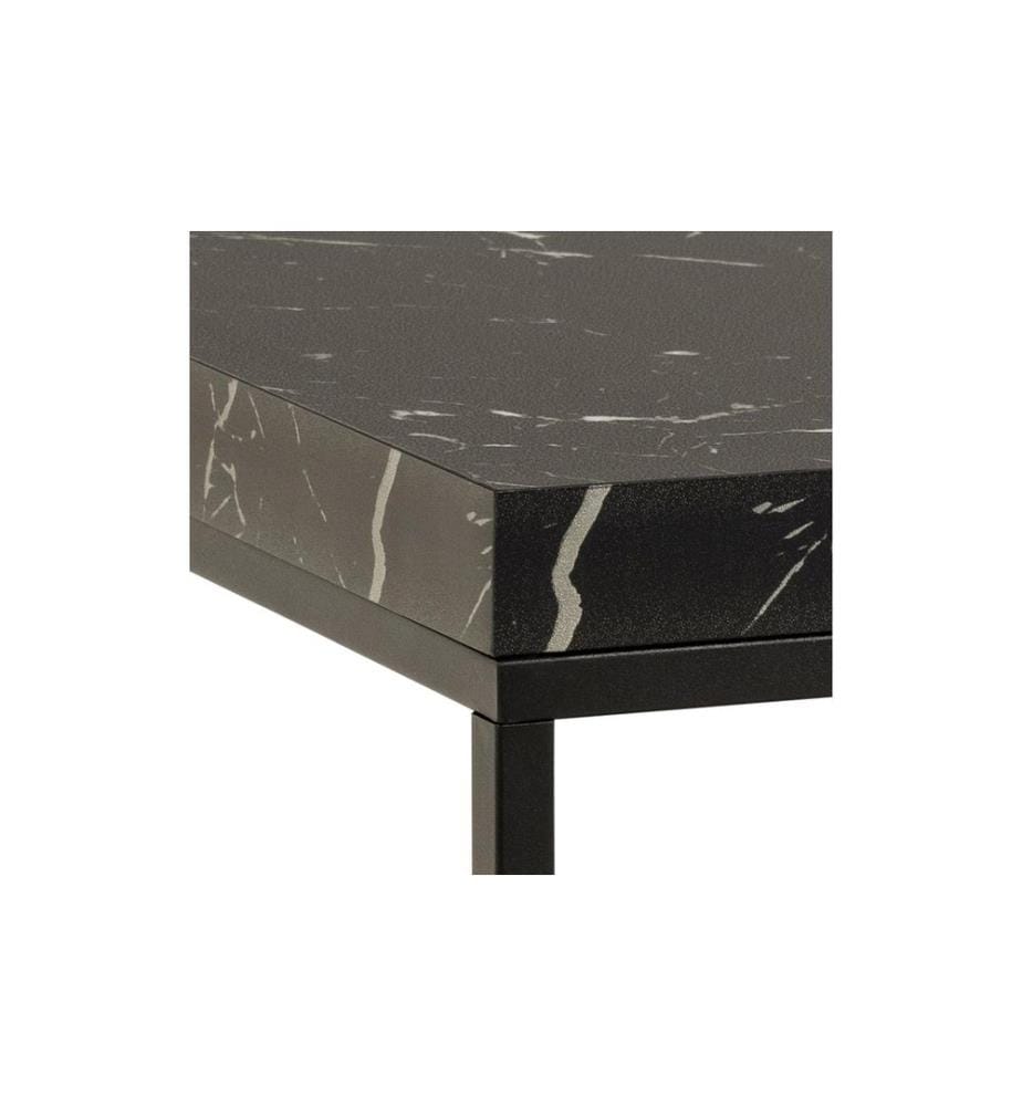 AC Design - Table basse Barossa 60 x 60 x 45 cm, Noir