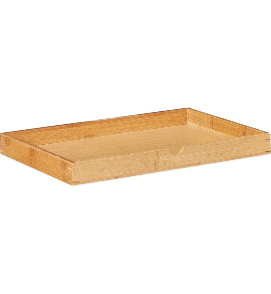 RELAXDAYS - Table d'appoint avec tiroir 55 cm x 68 cm, Brun clair