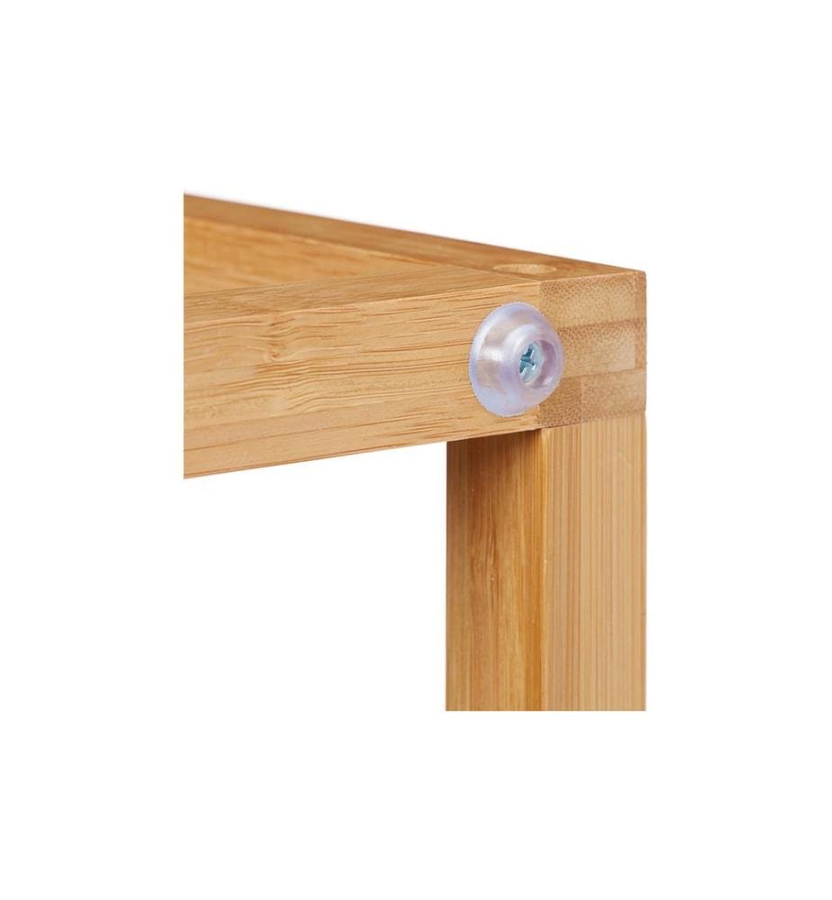 RELAXDAYS - Table d'appoint avec tiroir 55 cm x 68 cm, Brun clair