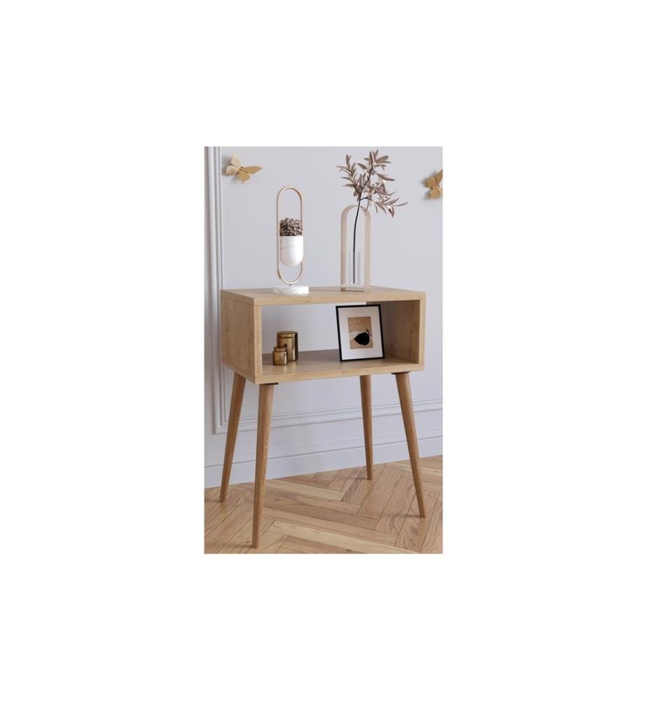 VCM - Nachttisch Singol M 44.5 x 60 cm, Honig-Eiche