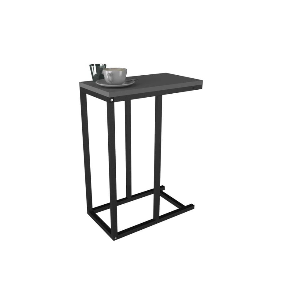 VCM - Table d'appoint Insasi 45.7 x 63.2 cm,  Anthracite