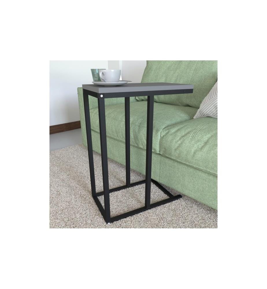 VCM - Table d'appoint Insasi 45.7 x 63.2 cm,  Anthracite