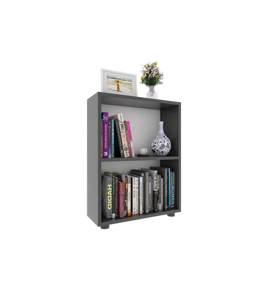 VCM - Regal Bulas 2-fach 72 x 55 cm, Anthrazit