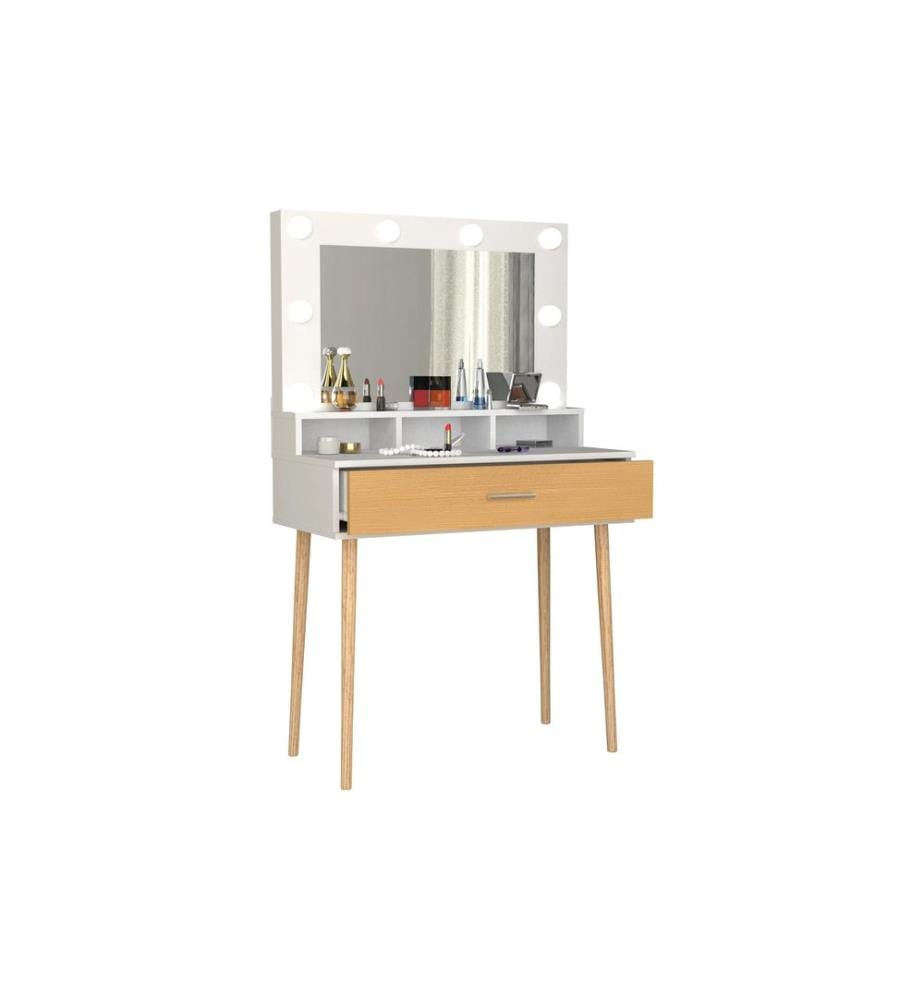 VCM - Coiffeuse Lindas Chêne miel