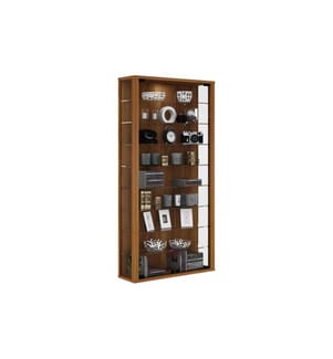 VCM - Vitrine Vitrosa Maxi 59 x 114.3 cm,  coeur de noyer