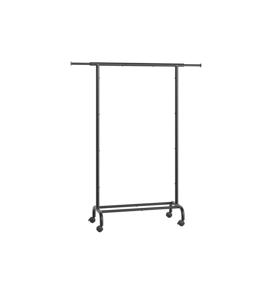 Songmics - Porte-manteau barre extensible Noir