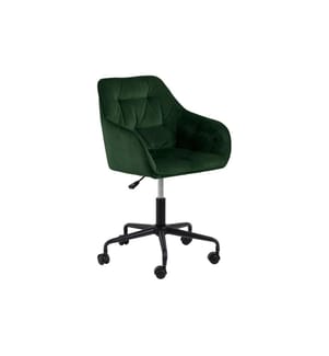 AC Design - Bürostuhl Brooke, mit Bremsrollen, Waldgrün