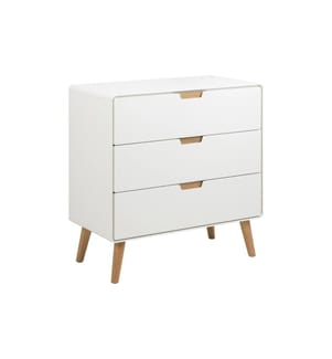 AC Design - Kommode Lowell 80 x 80 cm, Weiss