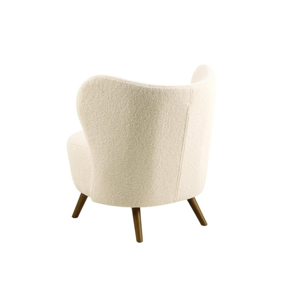 AC Design - Sessel Crosby Holz/Textil, Cream