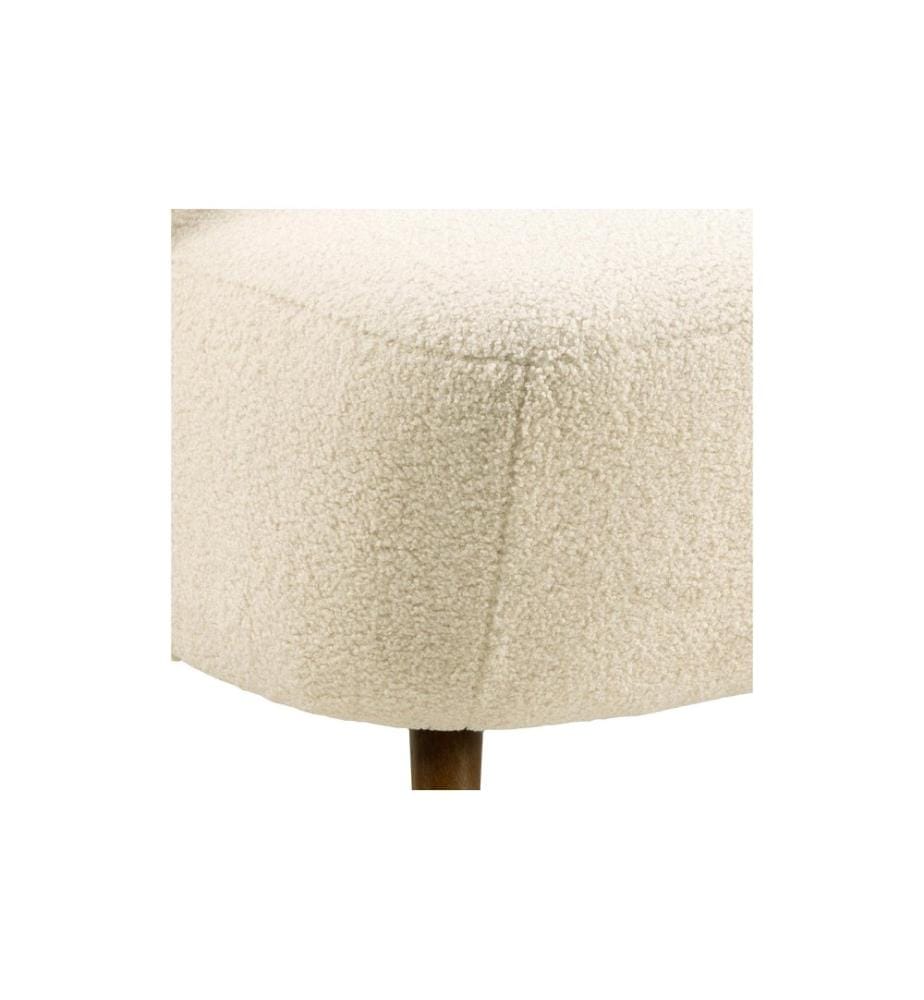 AC Design - Sessel Crosby Holz/Textil, Cream