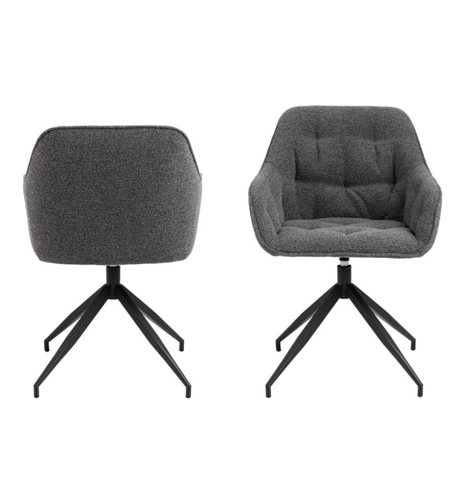 AC Design - Stuhl Brooke Monza2, 1 Stück, Anthrazit