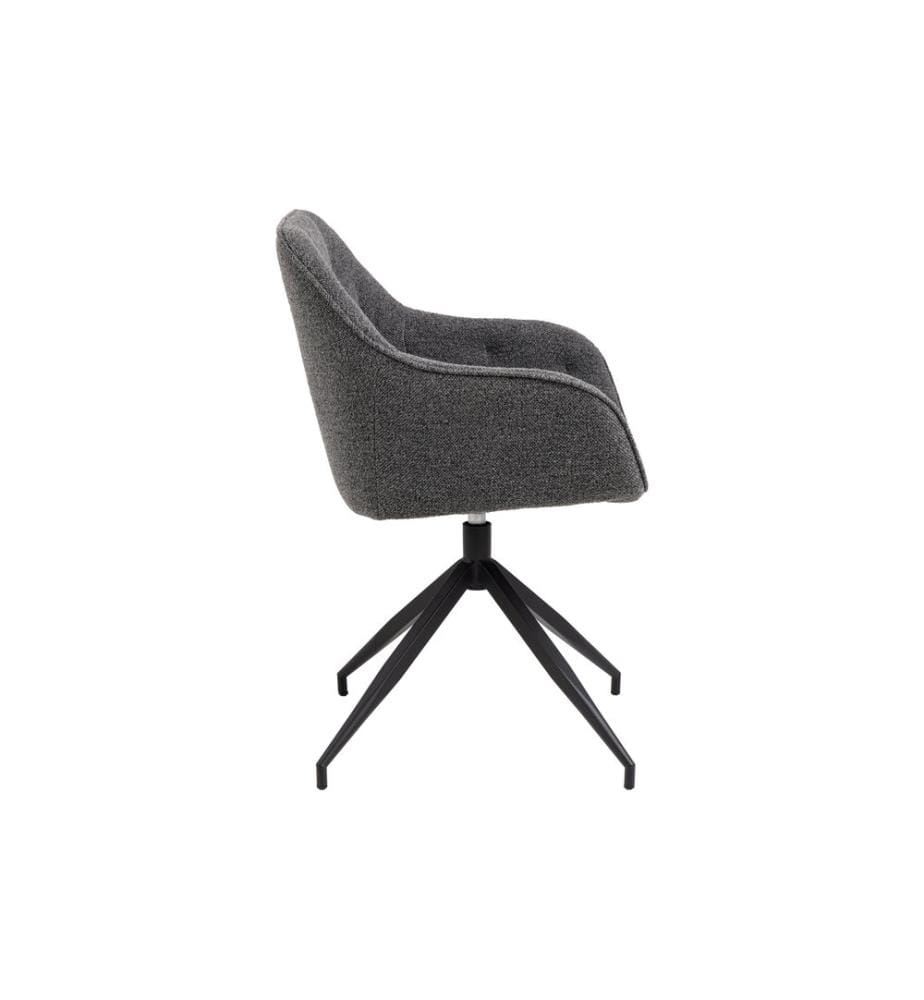 AC Design - Stuhl Brooke Monza2, 1 Stück, Anthrazit