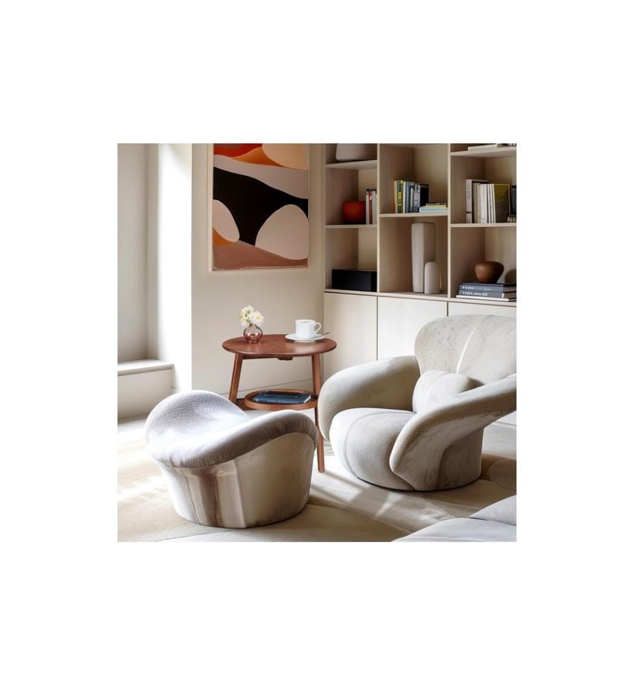 RELAXDAYS - Beistelltisch mit 2 Ablagen 60 x 47 cm, Braun