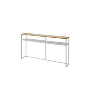 YAMAZAKI - Table console TOWER 126 x 65 cm, Blanc