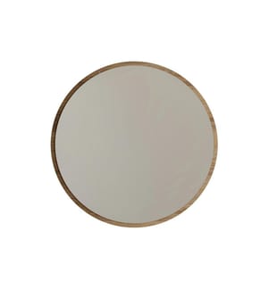 Woody Fashion - Miroir Yuvarlak Ayna Ceviz A707 60 x 60 cm, Brun