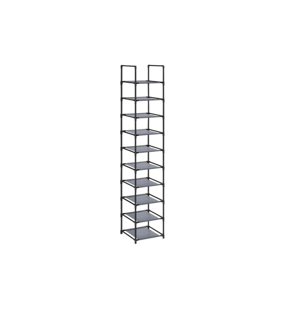 Songmics - Schuhregal 33 x 173 cm, Grau
